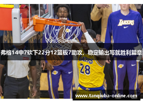 弗格14中7砍下22分12篮板7助攻，稳定输出写就胜利篇章